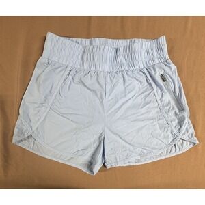 Holstrength Women's Active Performance Fit Shorts Light Blue Size Medium